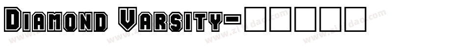 Diamond Varsity字体转换